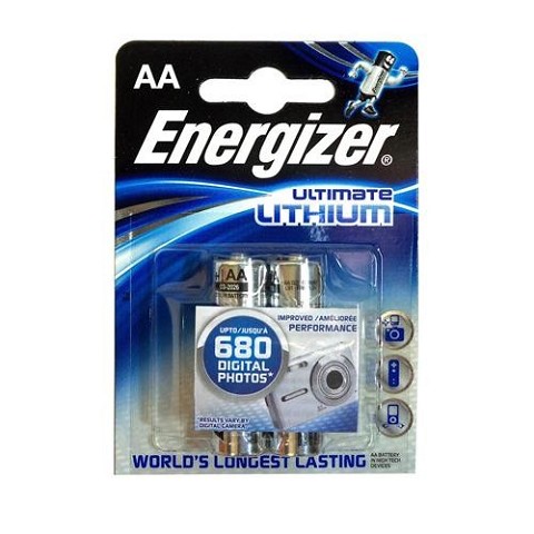 Pile AA Litio 1,5V Energizer Ultimate Lithium